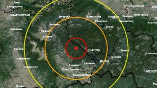Ново земетресение люшна България КАРТА