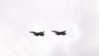 Украински F-16 забелязани над руска територия за първи път ВИДЕО