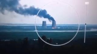 Зеленски пусна стряскащо ВИДЕО от горящата АЕЦ "Запорожие" 