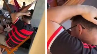 Жегата принуди мъж да разкрие проблема си ВИДЕО