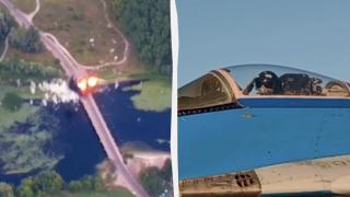 ВИДЕО показа как украинската авиация работи в Курск