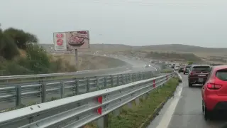 Първо в БЛИЦ: Зверска тапа на "Тракия" заради ПТП, шофьор е... СНИМКИ