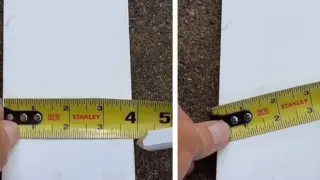 Мъж показа полезен трик при работа с ролетка за измерване ВИДЕО