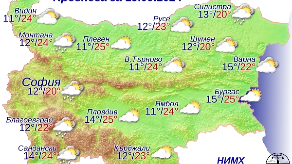 Времето полудява: НИМХ предупреди за дъжд и сняг по тези места КАРТА