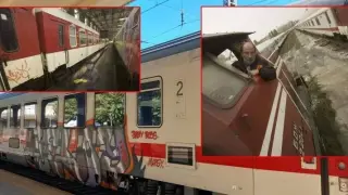 Невиждан вандализъм! Омазаха с графити 700 вагона
