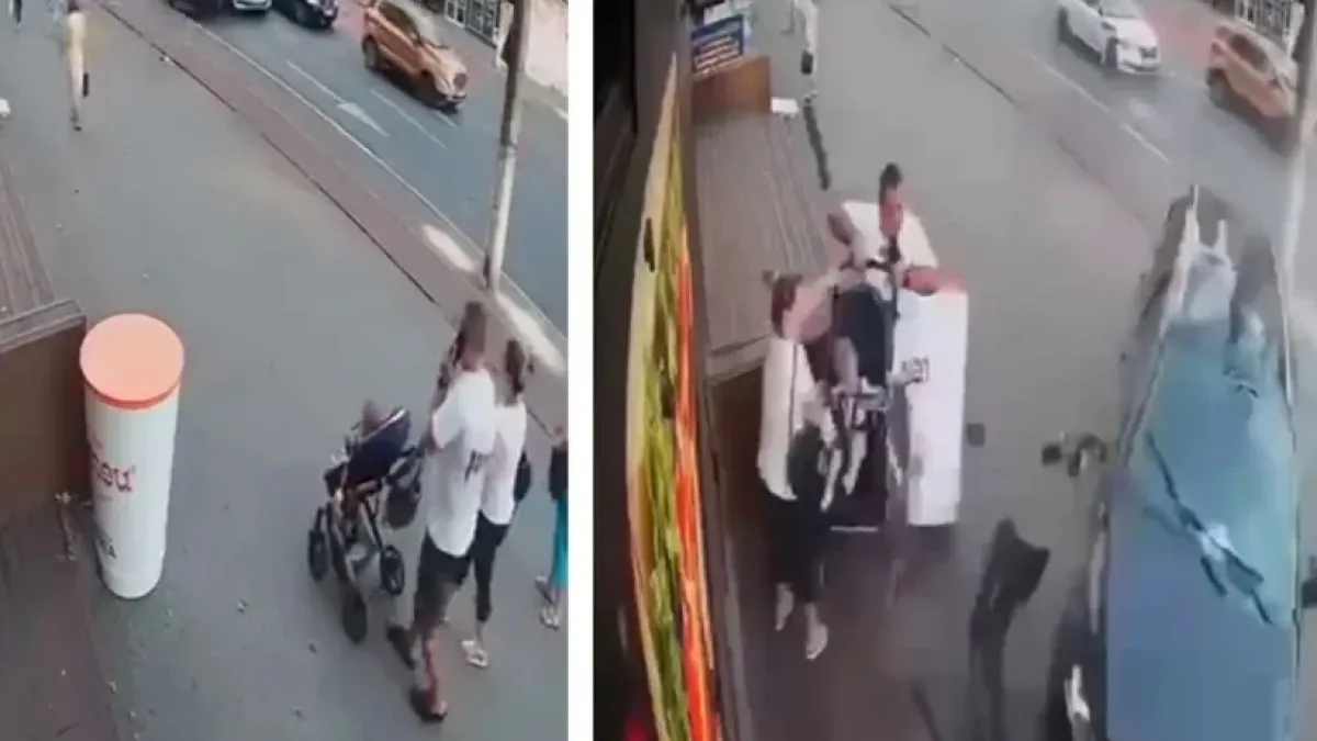 Вижте как бързата реакция на баща спаси живота на бебето му ВИДЕО