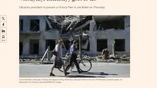 FT каза какво се случва на фронта, докато Зеленски е в САЩ 