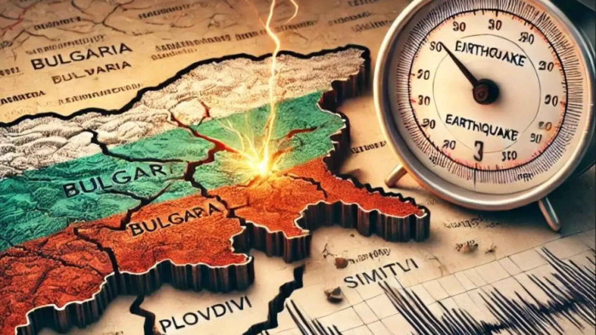 Земетресение в България!