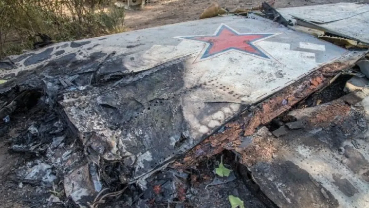 Топ руски дрон се разби в Украйна, свален е от свои? ВИДЕО