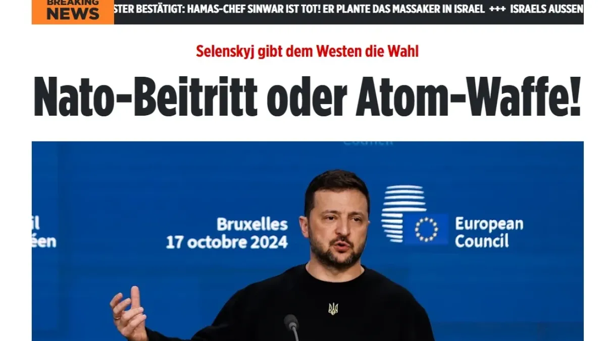 Bild: Украйна може да създаде ядрено оръжие за няколко седмици