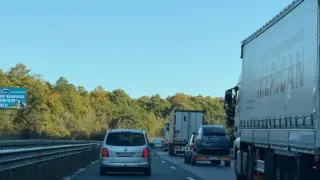 Адска ситуация на АМ "Тракия" край Ихтиман