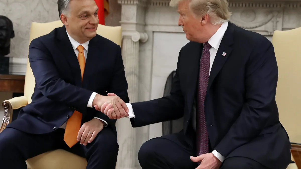 Тръмп с голямо признание пред Орбан