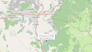 Ново земетресение люшна България КАРТА 
