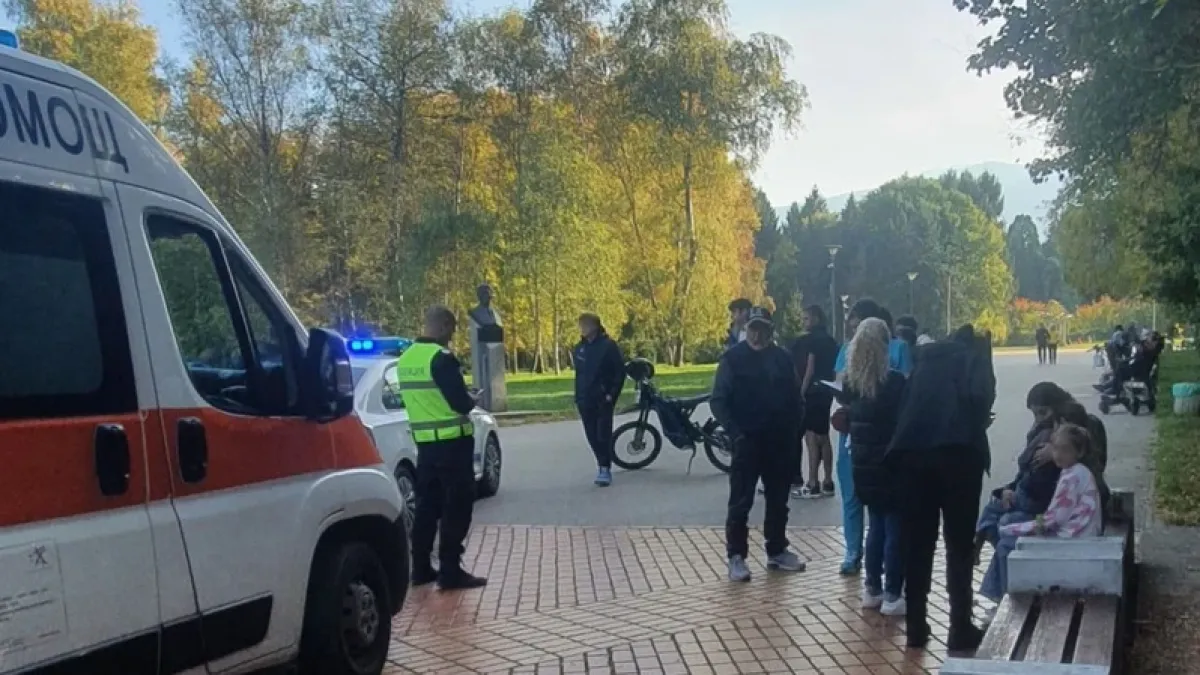 Камикадзе с тротинетка отнесе 5-г дете в софийски парк