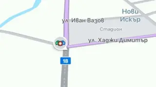 Извънредна ситуация с пътнически автобус до Нови Искър СНИМКИ