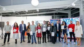 Млади творци от НХА представиха творби, вдъхновени от устойчивото бъдеще на специална изложба на ПромениКартинката и Орбико България 