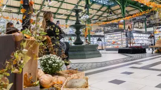 Цигуларка изненада клиентите в Централни хали