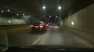 Джигити летят със 150 км/ч в тунела към "Люлин" ВИДЕО 
