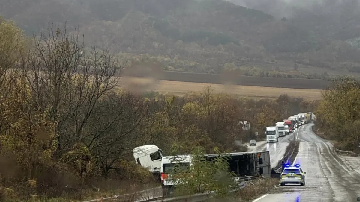 Невиждан ужас на пътя Враца-Монтана, шофьорите в шок ВИДЕО