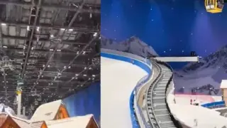Приказка за скиори: Показаха на ВИДЕО най-големия закрит ски курорт