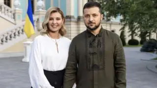 Жената на Зеленски със смайващо признание за войната и съпруга й