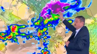 С плашеща лилава КАРТА проф. Рачев предупреди: Ужасът започва в 9:33 часа, страшно ще е!