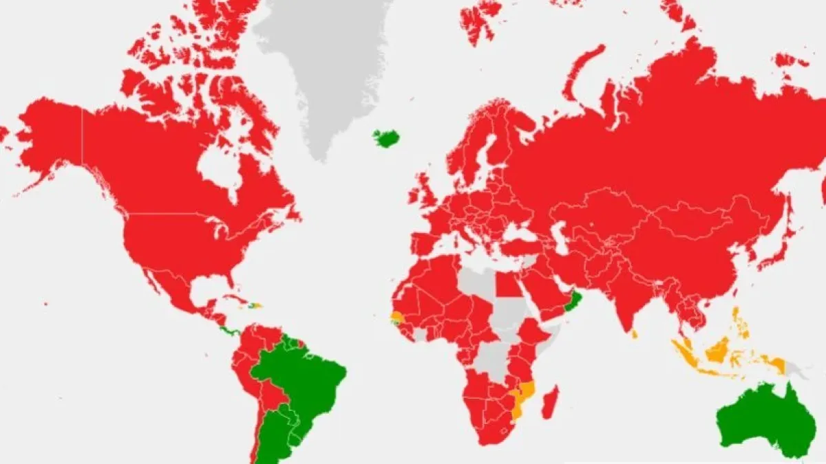 КАРТА показва най-безопасните страни при ядрена война 