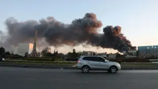 Дамаск е разтърсен от експлозии ВИДЕО