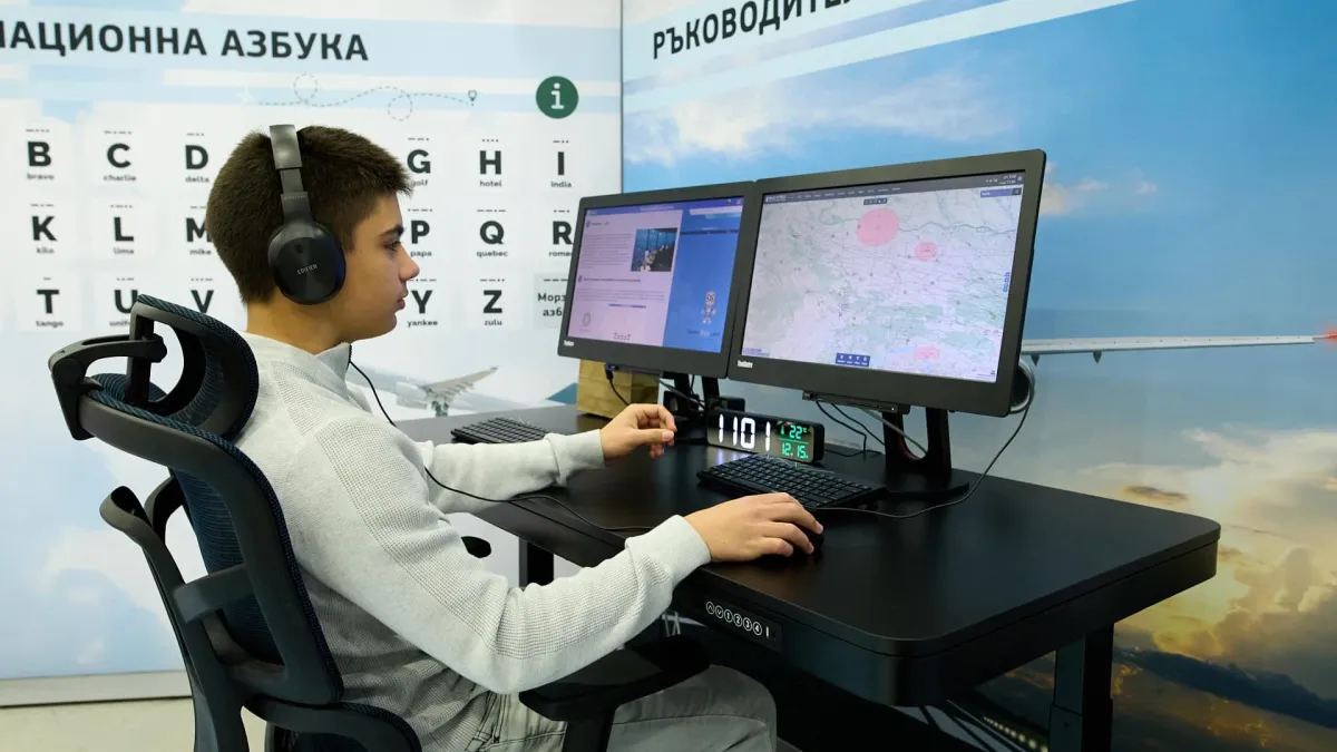 BULATSA откри експонат за професията ръководител на полети в ТехноМеджикЛенд 