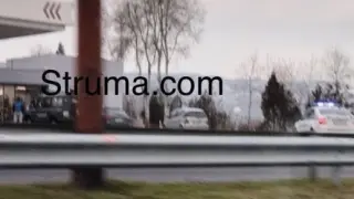 Въоръжен обир в района на Антените край Благоевград! СНИМКИ