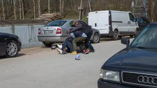 "Локали” нападнаха баща и двете му деца преди мача Лудогорец - ЦСКА!
