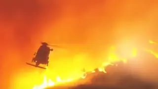 Избухна нов пожар в района на богатите знаменитости в Лос Анджелис ВИДЕО