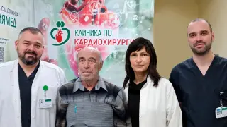 В УМБАЛ „Софиямед" спасиха живота на пациент с увредени и четирите клапи на сърцето 