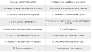 Професиите, които ще са на изчезване през 2030-та