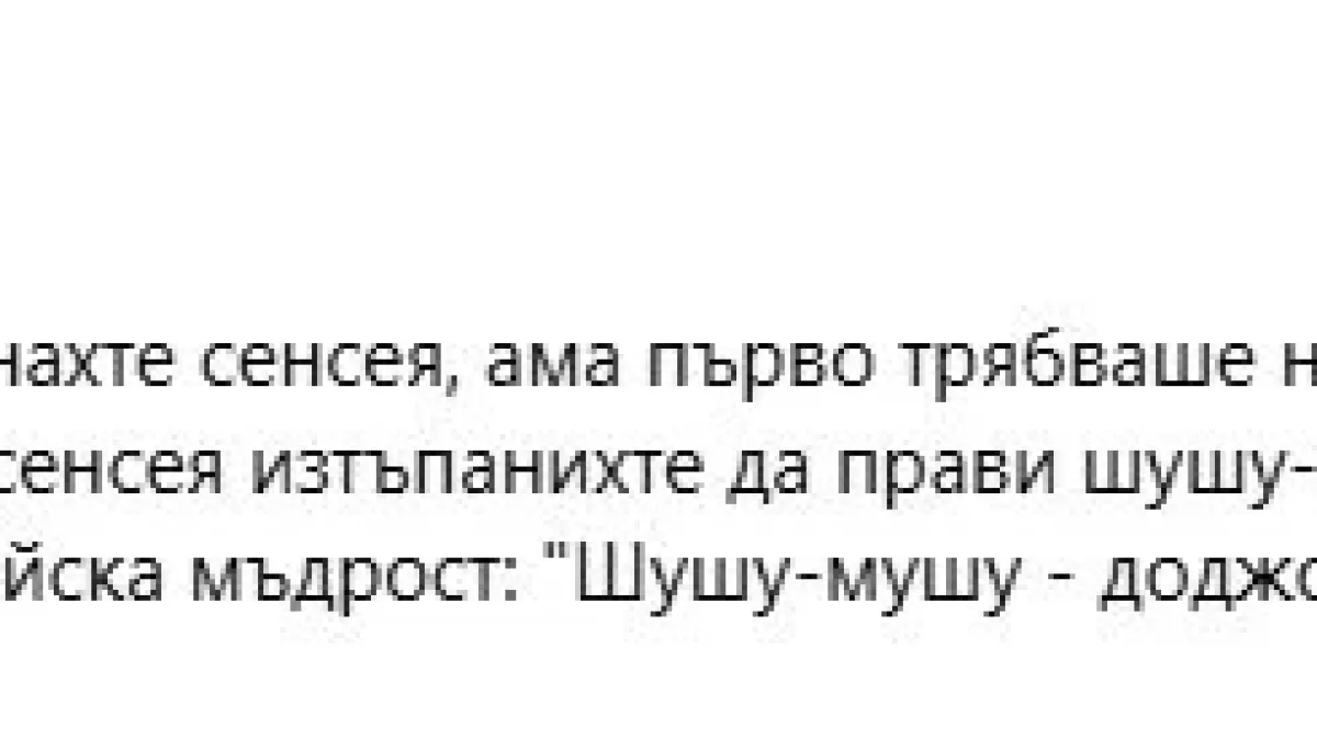 Доц. Цеков за скандалното ВИДЕО с Петков и сенсея: Старата самурайска мъдрост гласи, че...