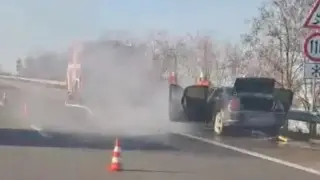 Неописуем ужас на АМ „Тракия“ СНИМКИ