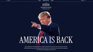 Сайтът на Белия дом: Америка се завърна!