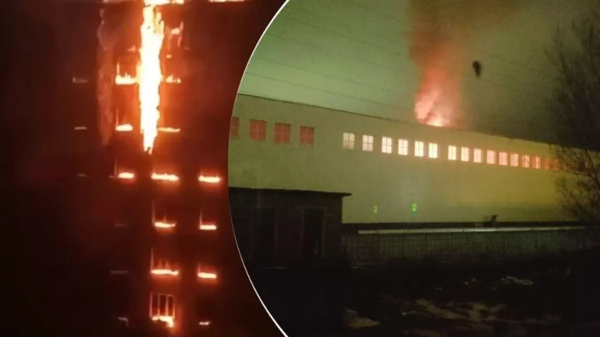 Взривове и пожар: Дронове атакуваха авиационен завод в руския Смоленск ВИДЕО