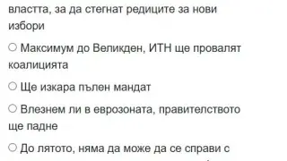 Ексклузивно в БЛИЦ! Ето колко време ще издържи кабинетът "Желязков"