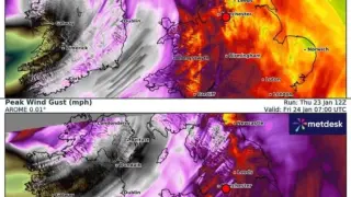 Бурята "Еовин" блокира Великобритания, вижте за каква мощ става дума ВИДЕО