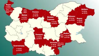 Нови 3 области в падат в плен на грипа КАРТА 
