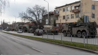 Военен конвой премина по улиците на Добрич СНИМКИ 