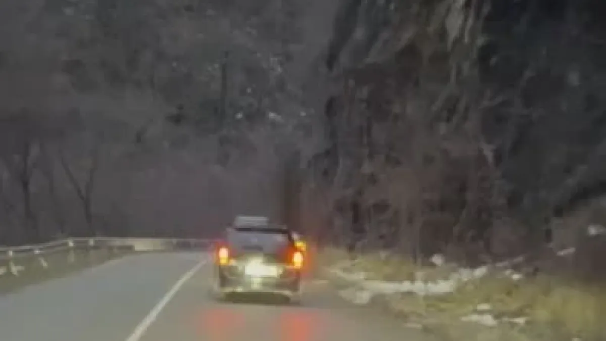 Извънредна ситуация на пътя край Бачково ВИДЕО 