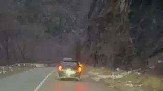 Извънредна ситуация на пътя край Бачково ВИДЕО 