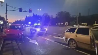 Извънредна ситуация в ранни зори на пъпа на София СНИМКИ