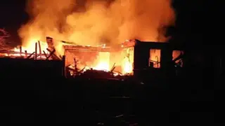 Руски дрон разруши сграда в Сумска област тази нощ СНИМКИ