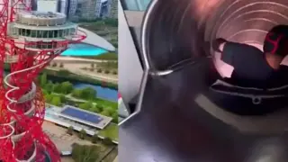 Страховито: Показаха най-голямата тунелна пързалка от първо лице ВИДЕО