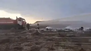 "Външни обекти" стоят зад самолетната катастрофа в Казахстан