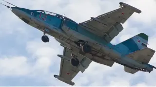 ВСУ свалиха руски изтребител Су-25 на направление Торецк