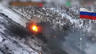 Първо изгарят, после се давят! ВИДЕО показа унищожението на руски щурмоваци 18+
